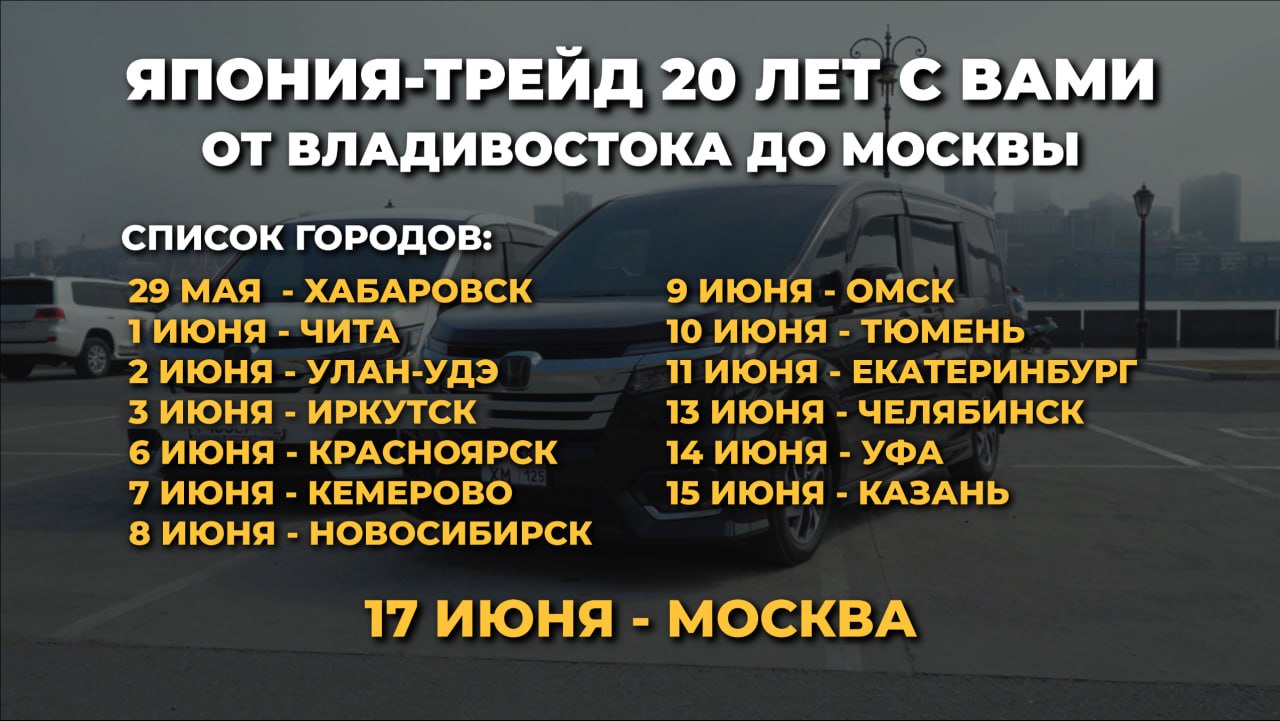 Японии Трейд - 20 лет